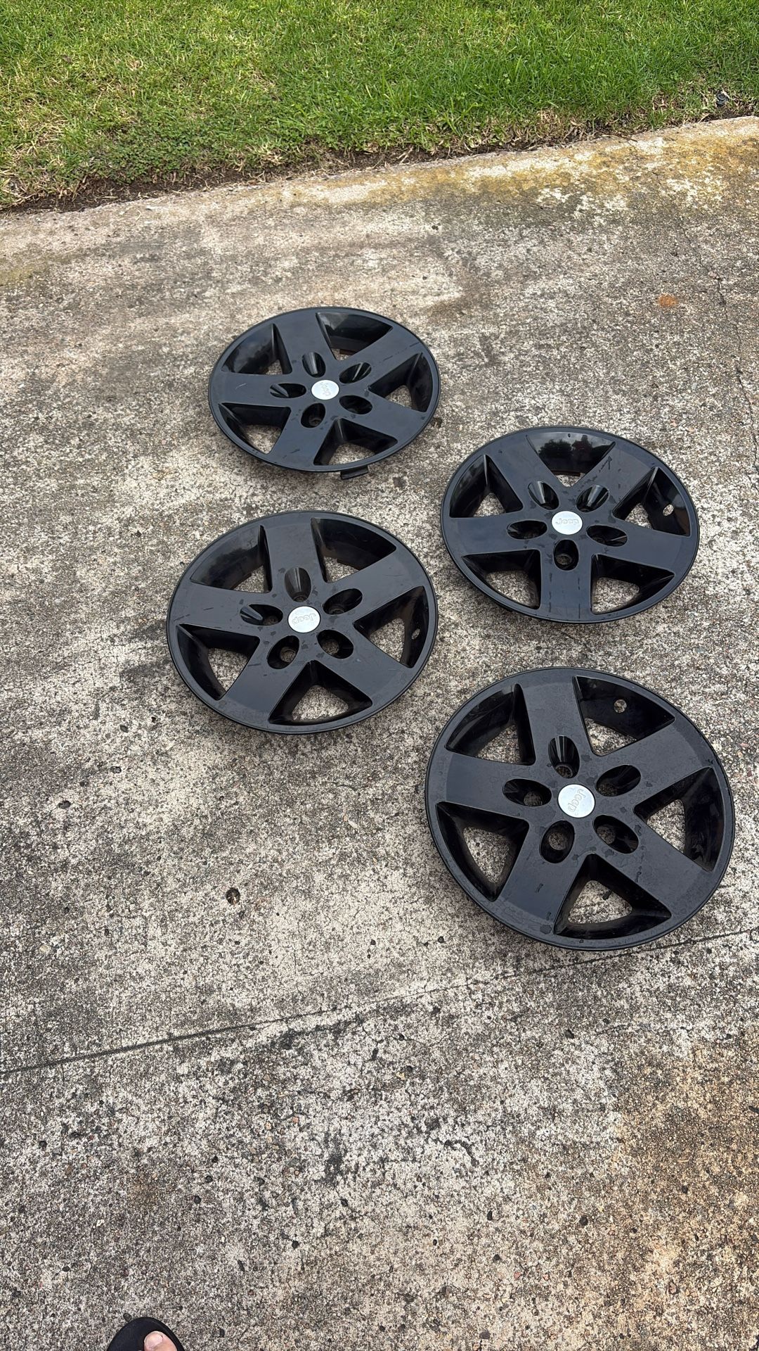 Jeep Black Wheel Covers