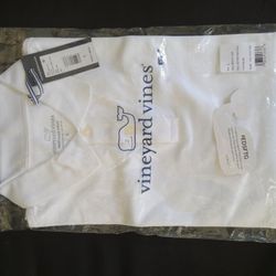 Vineyard Vines Heritage Polo White Size Large Mens