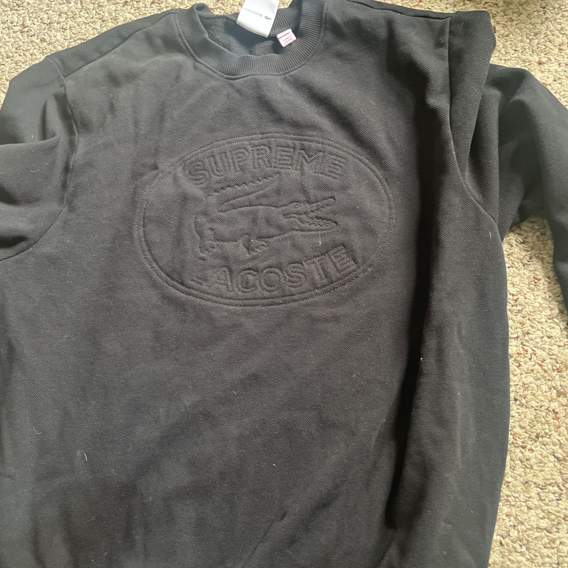 Supreme X  Lacoste Pull Over 