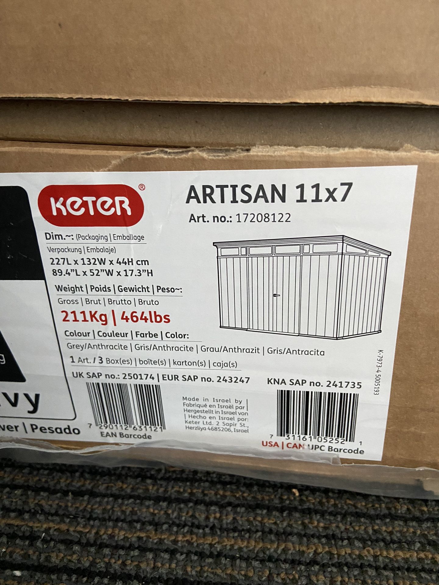 Shed Keter 11x7