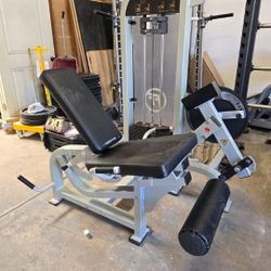 French Fitness Dual Leg Extension/ Prone Leg Curl Gym Equipment Exercise Fitness Weight Machine