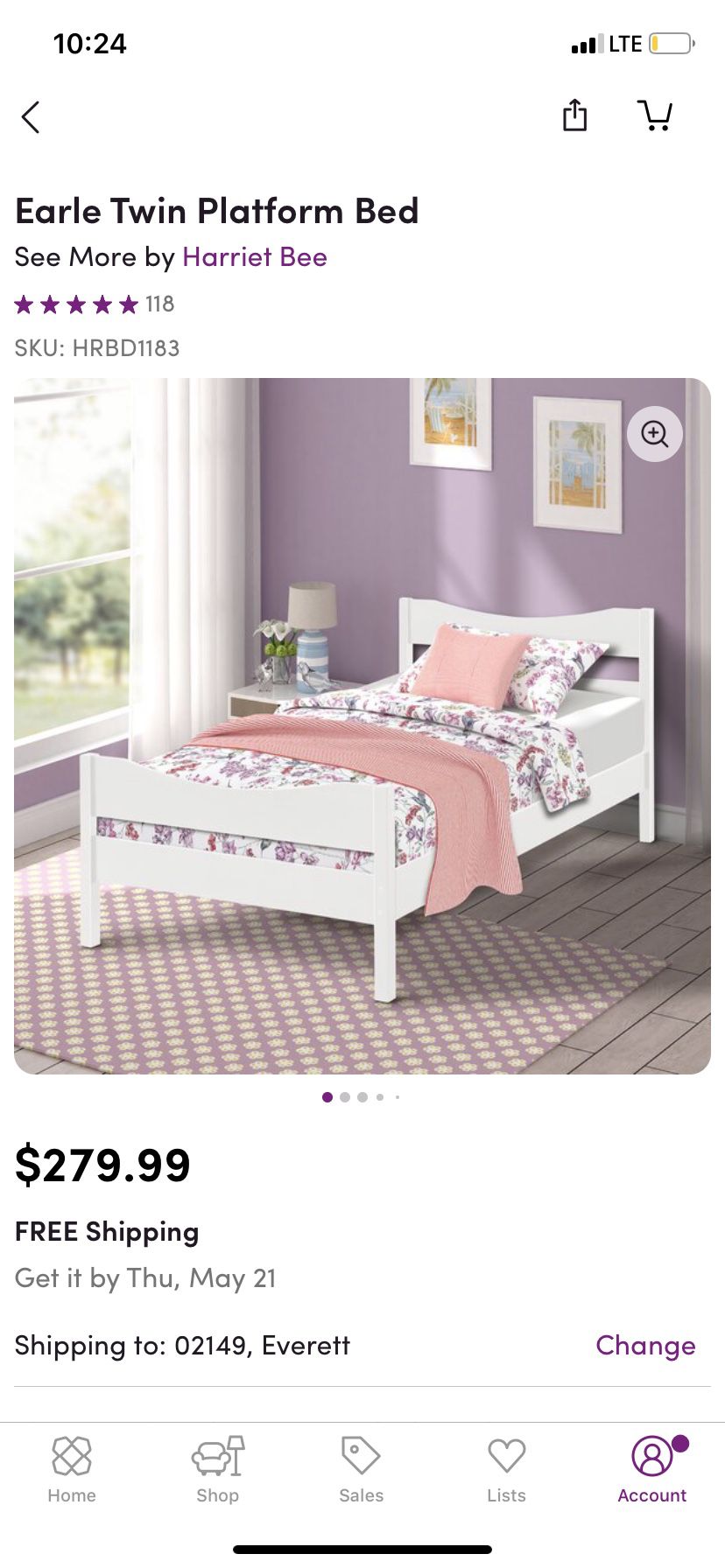 2 Twin bed frames