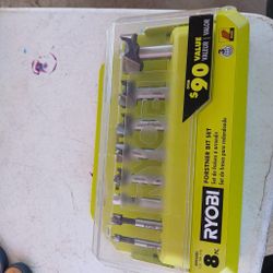 RYOBI
Steel Forstner Drill Bit Set (8-Piece)