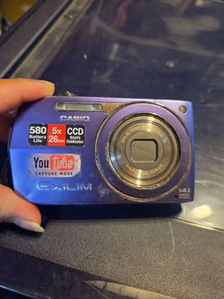 Casio Exilim Purple Compact Digital Camera - 14.1MP