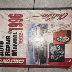 Chilton's Auto Repair Manual 1(contact info removed)