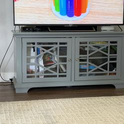 Gray TV Stand
