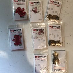 dog tag’s from “tag works”, (read  Description)