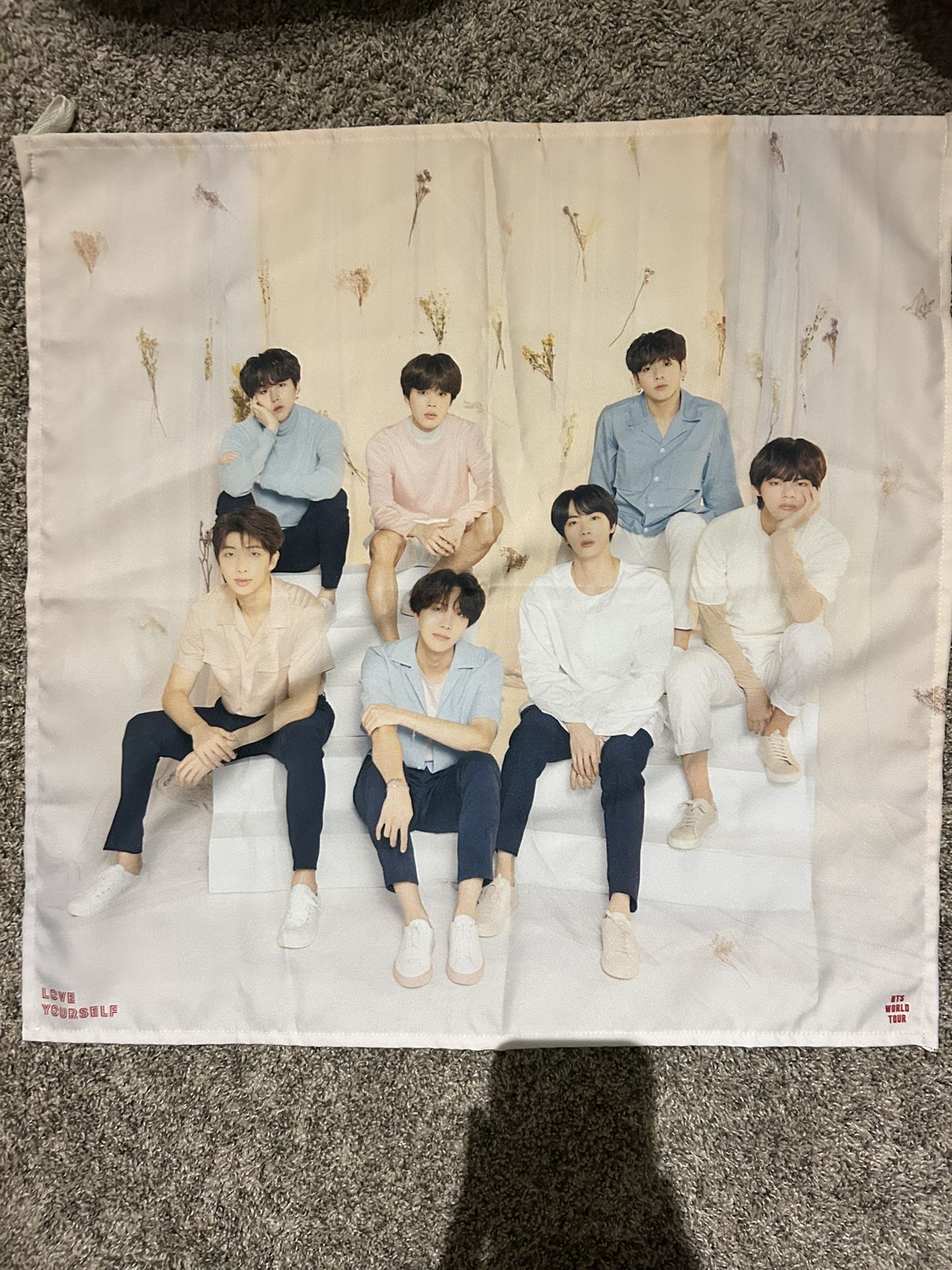 BTS poster from concert