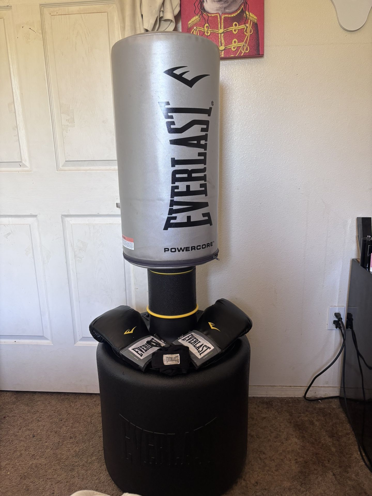 Everlast Powercore Heavy Bag + Gloves + Wraps – $180 FIRM