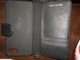 Michael Kors phone/wallet case Black