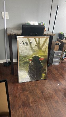 Framed Star Wars The Mandalorian “The Child” (Grogu) Wall Art