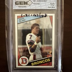 John Elway 1984 Rookie Card