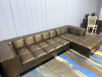 BoConcept sectional sofa Full grain leather
