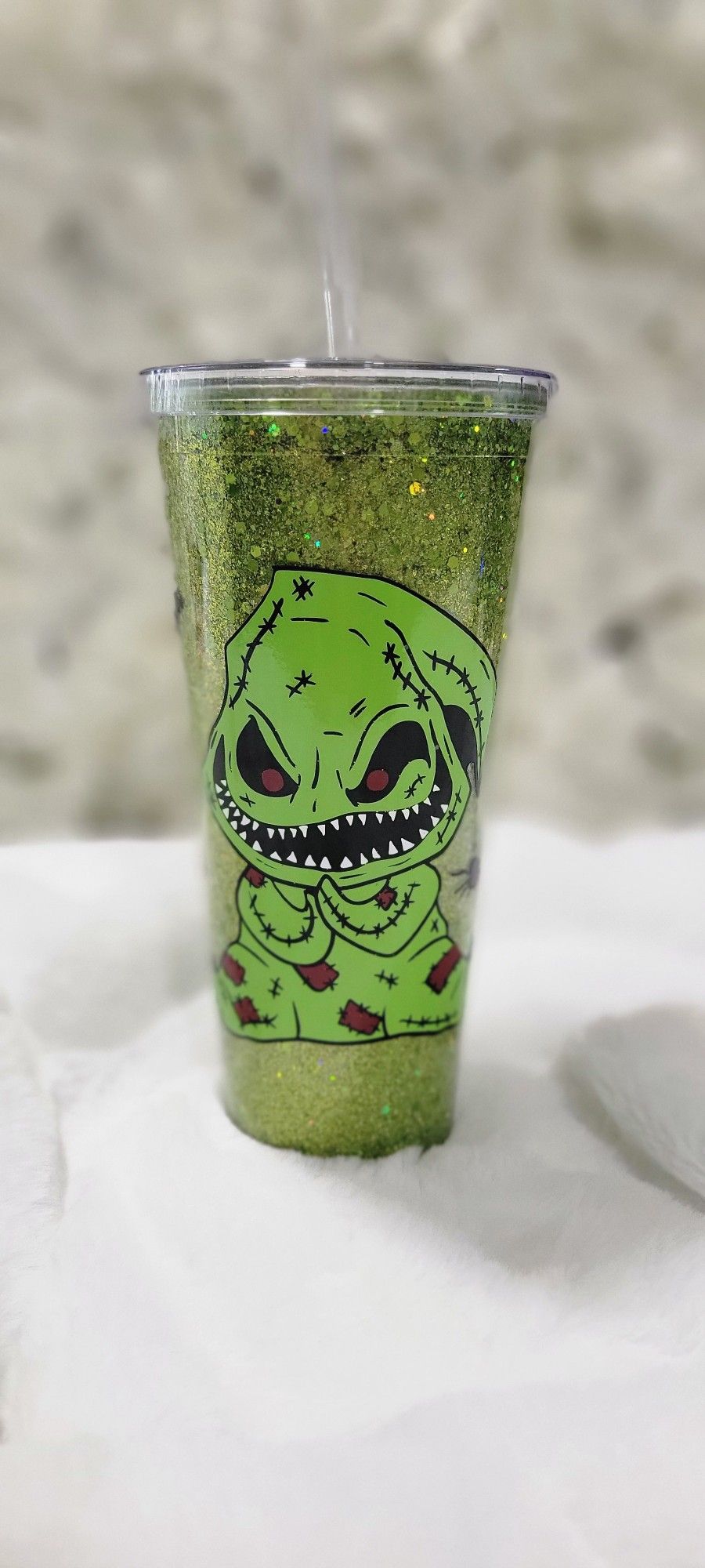 Oogie Boogi Glitter Plastic Cup 