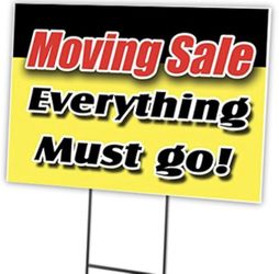 Moving Sale