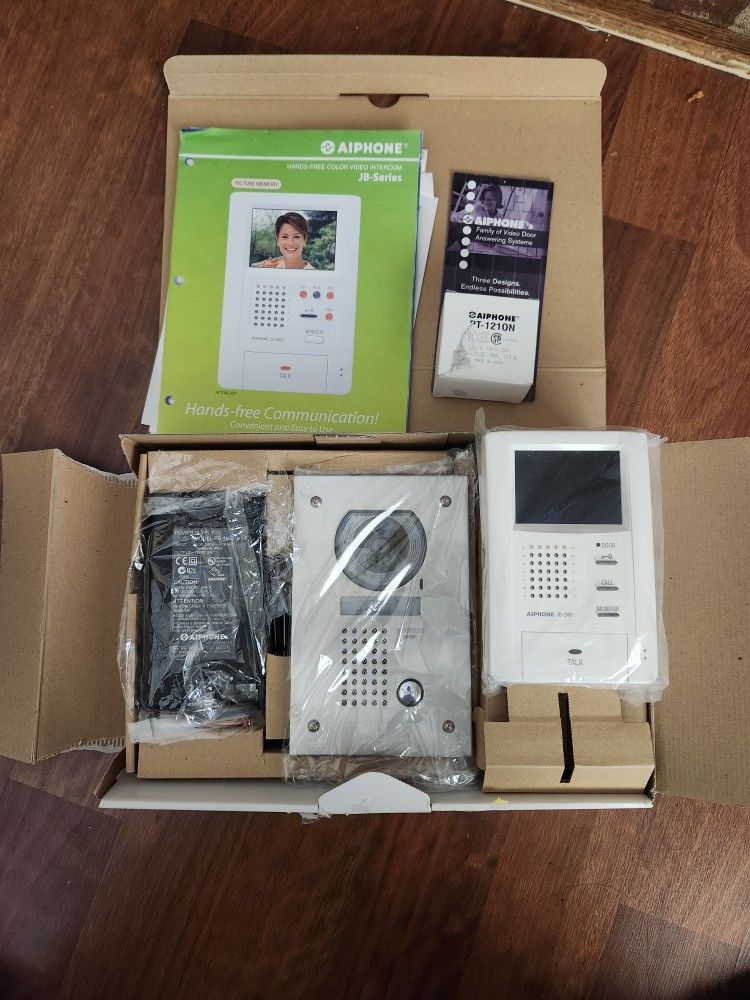 Aiphone JBS2AD Video Door Station, Aiphone JB-2HD and Aiphone 18AWG STRD