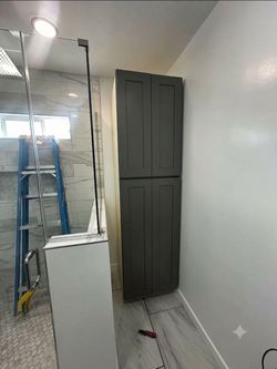 W24*H96*D24/grey pantry cabinet