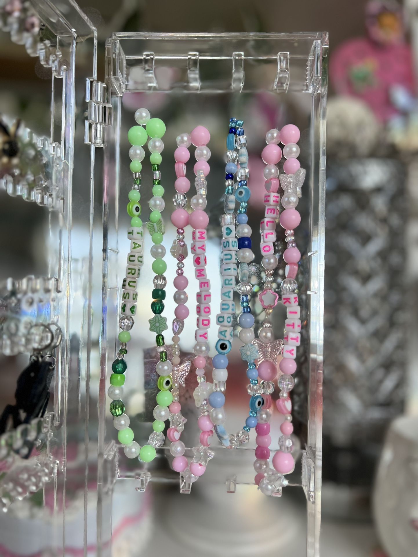 Handmade Sanrio Inspired Hello Kitty My Melody Zodiac Sign Taurus Aquarius Gemini Phone Accessory Phone Charms Kawaii