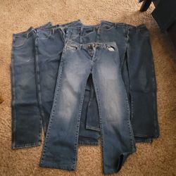 Mens Size 35w 30L Rustler Jeans For Work