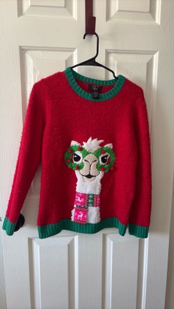 Llama Christmas sweater