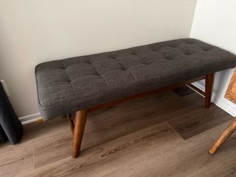 Mid century modern bench