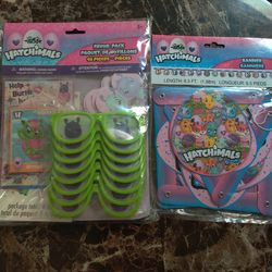 Hatchimals Favor pack and banner