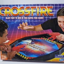Hasbro Crossfire Board Game Rapid-Fire Action 2016 Edition Complete w/ Box

