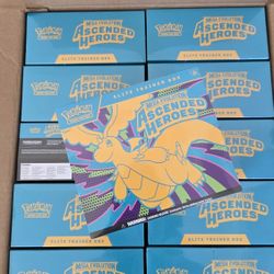 Brand New in Box Pokemon Trading Card Game TCG Mega Evolutions Ascended Heroes Elite Trainer Box ETB