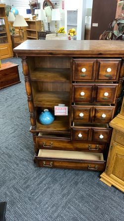 Vintag-style solid wood cabinet