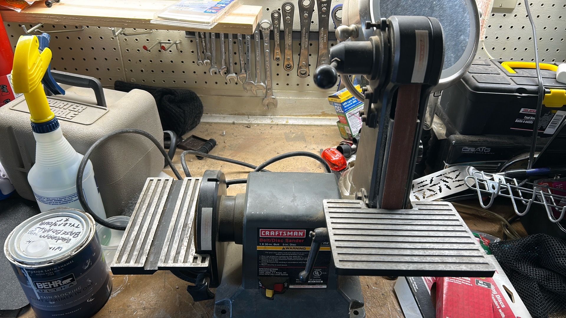 Belt/disc sander