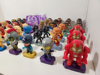 Marvel Studios Heroes Avengers Toys Lot Of 58