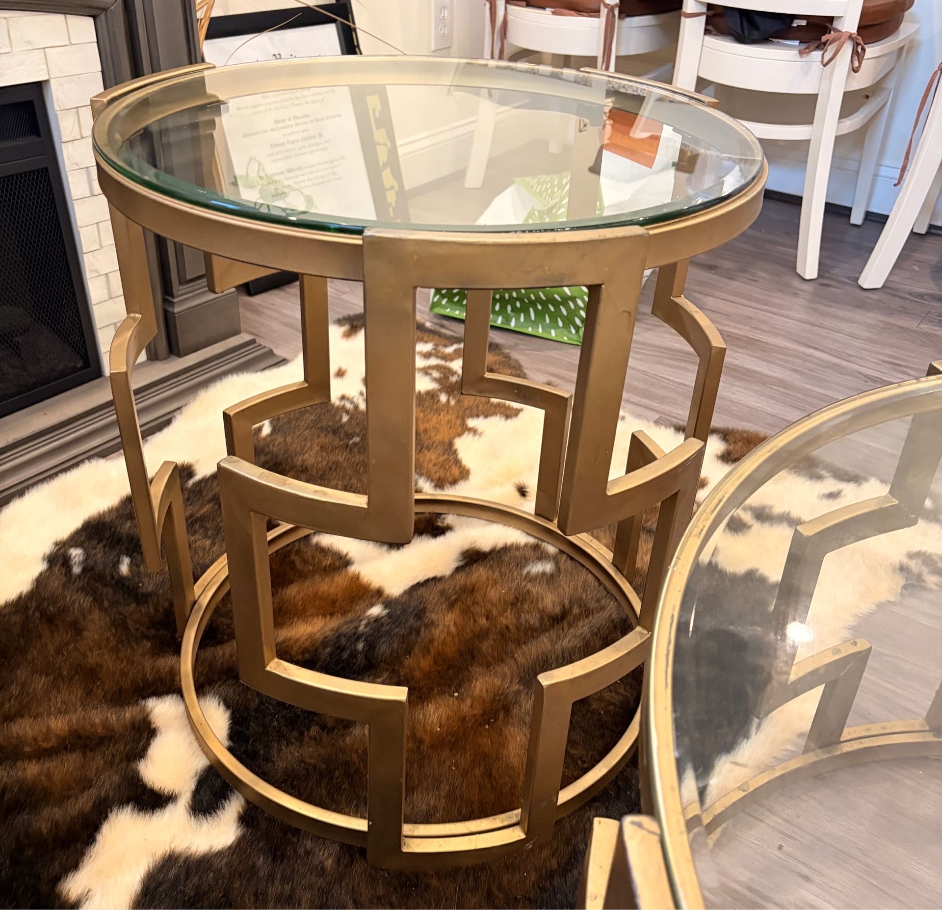 Unique Coffee and end tables.