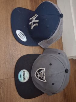 NY Yankees and Raiders Snapback Hats
