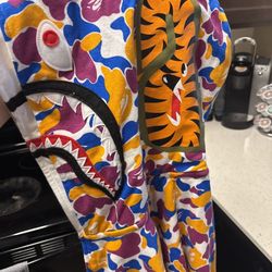 BAPE LA 1st Anniversary Camo Shark Full Zip Hoodie