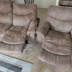 Lazy-Boy Love Seat And Recliner