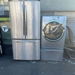 Free Fridge And Dryer