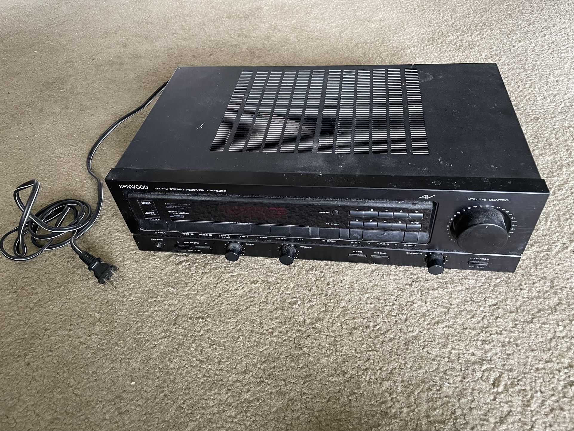 KENWOOD AM-FM STEREO RECEIVER