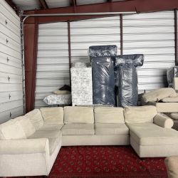 Large Gray Sectional