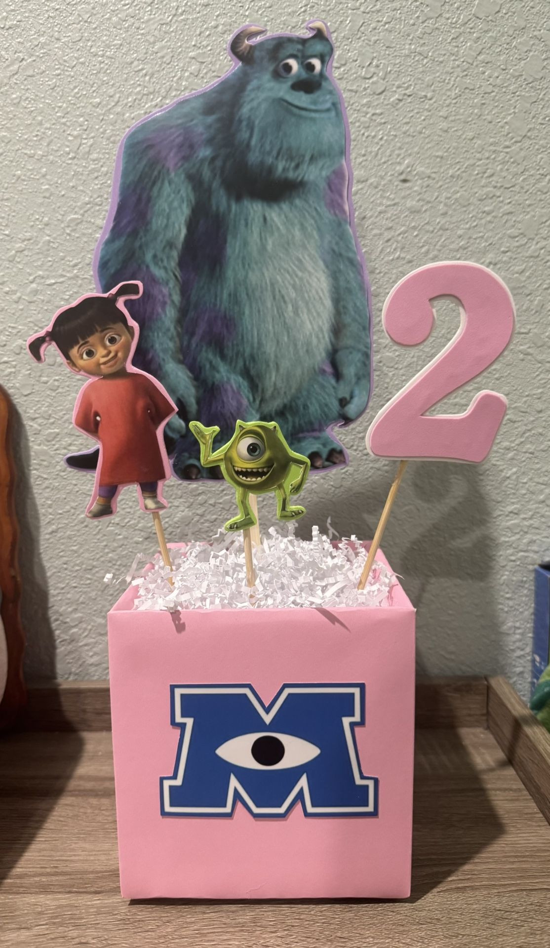 Monsters Inc Birthday Party Centerpieces 
