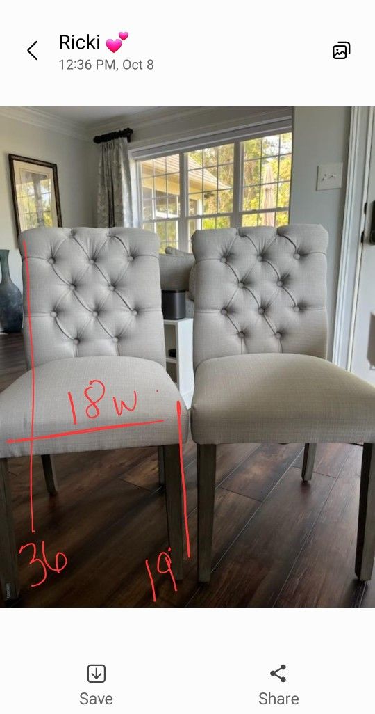 Gray chairs