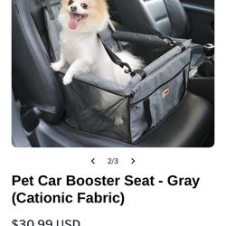 Petbobi Pet Car Booster Seat - Gray