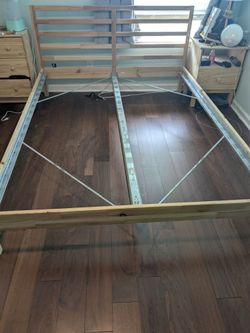Queen Size Bedframe & Headboard
