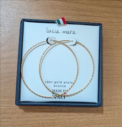 Gold plated earrings