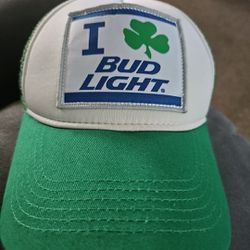 Trucker Vintage SnapBack I Love Bud Light St Patrick’s Day Clover