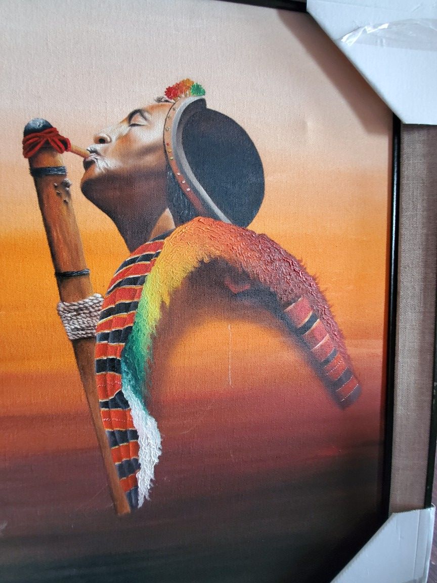 Pintura al óleo sobre lienzo. "PUJLLAY". Artist Jaime Castellon,