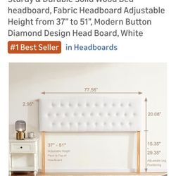 King Size Headboard 