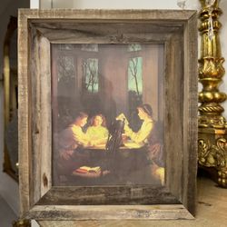 Wood picture frame - “Preparation” by George Harcourt