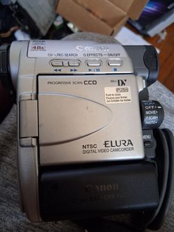 Canon elura mini dv camcorder missing charger