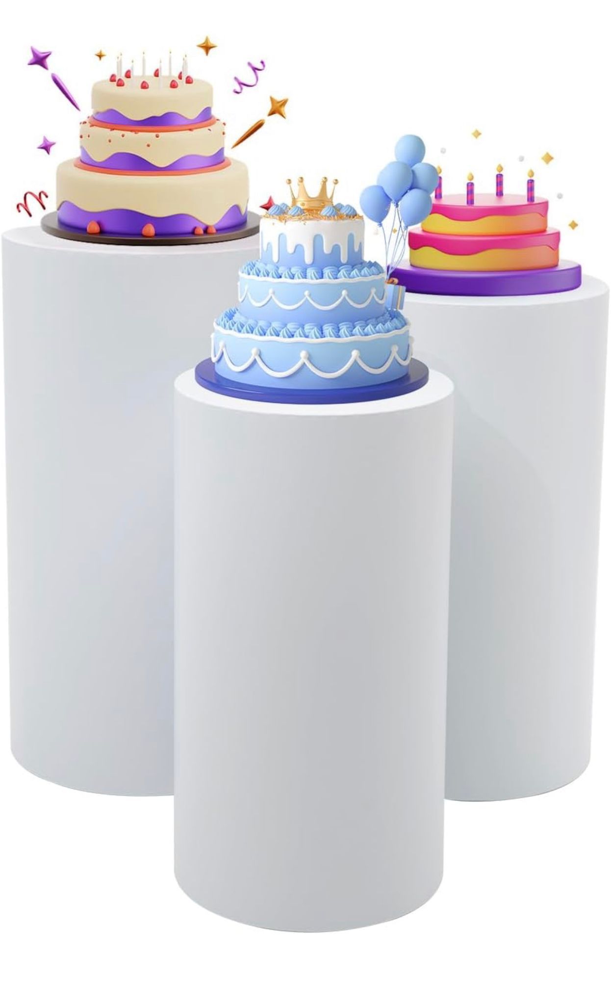 Cylindrical Pedestal Stands