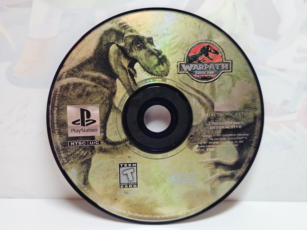 Jurassic Park Warpath Playstation 1 Game
